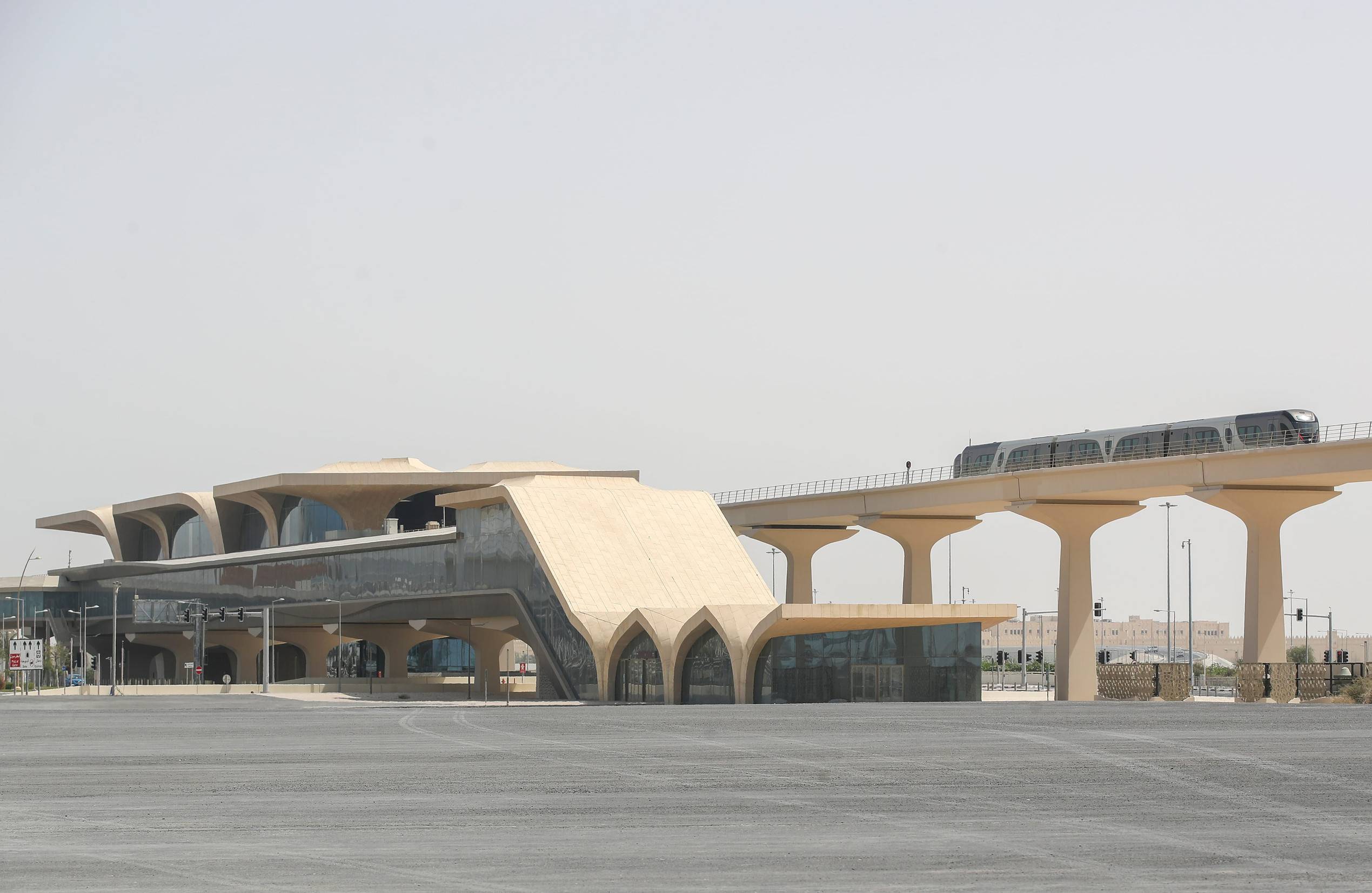 A Metro Station Found In Doha Qatar
