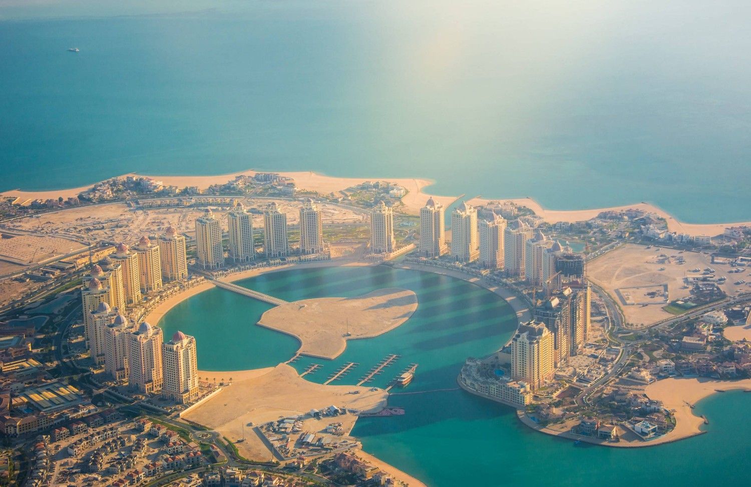 Aerial View Of The Entire Pearl Island Residence Section