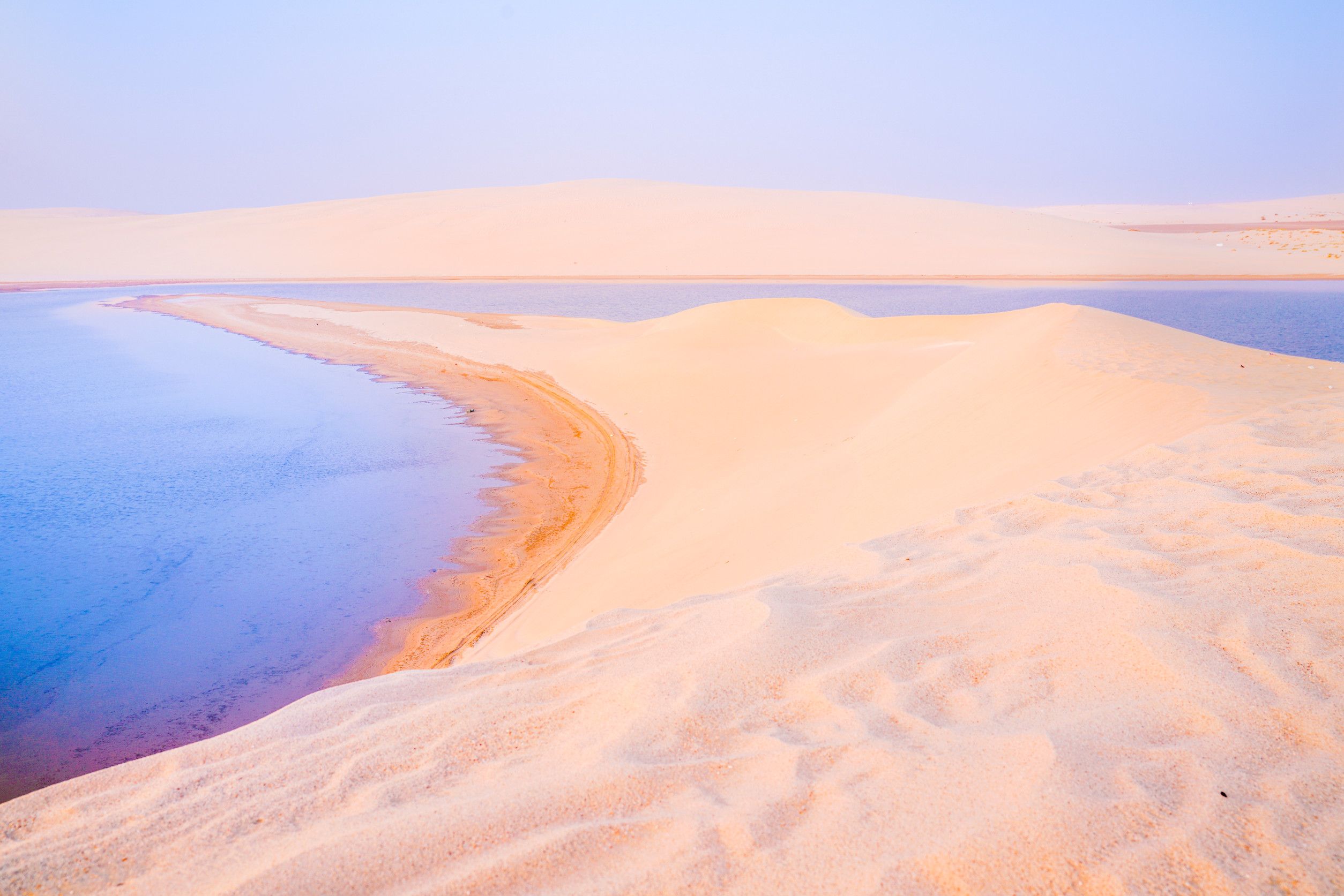 Desert at Sunrise in Qatar
