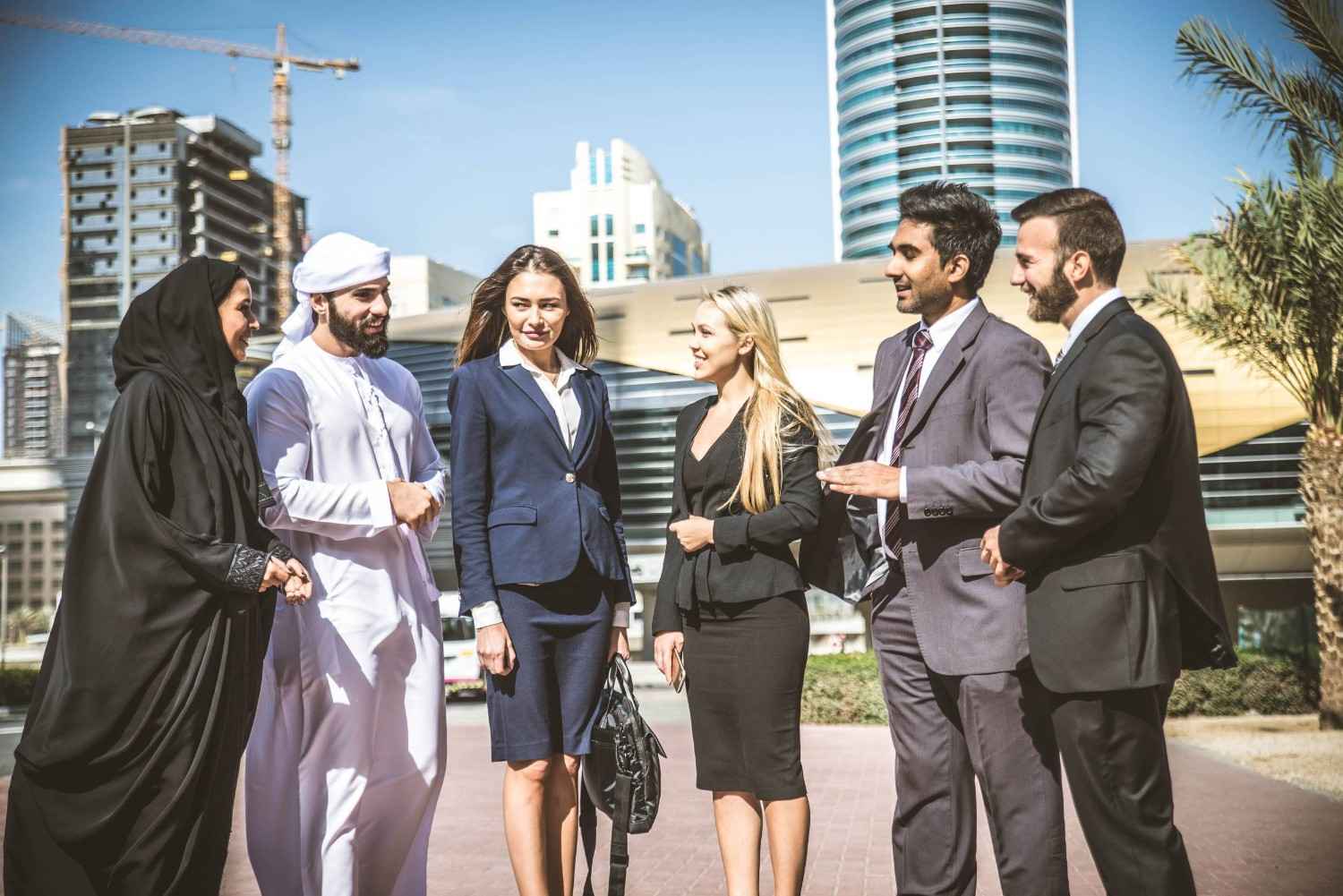 Group Of Business People Meeting