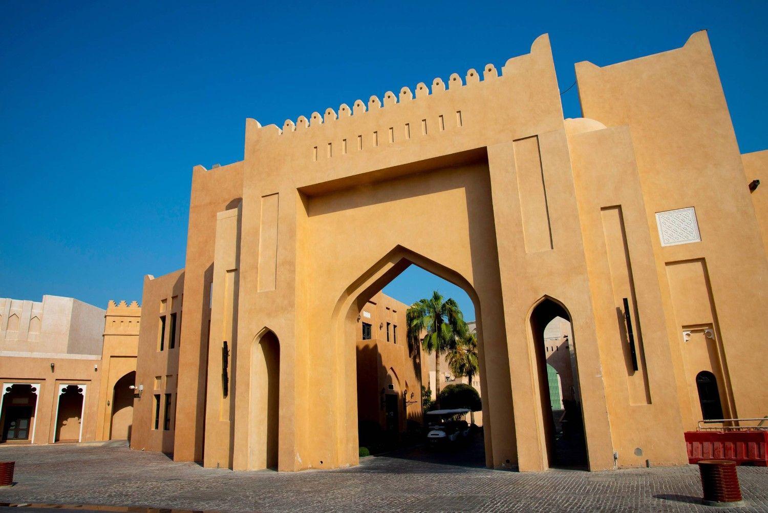 One Of The Entrances To The Katara Cultural Village