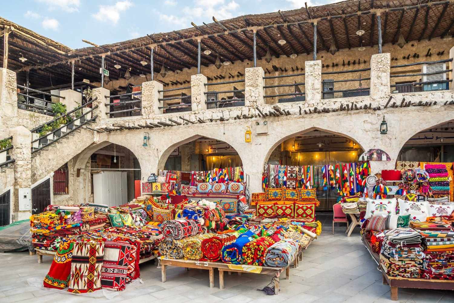 One Of The Many Stalls Inside Souq Waqif
