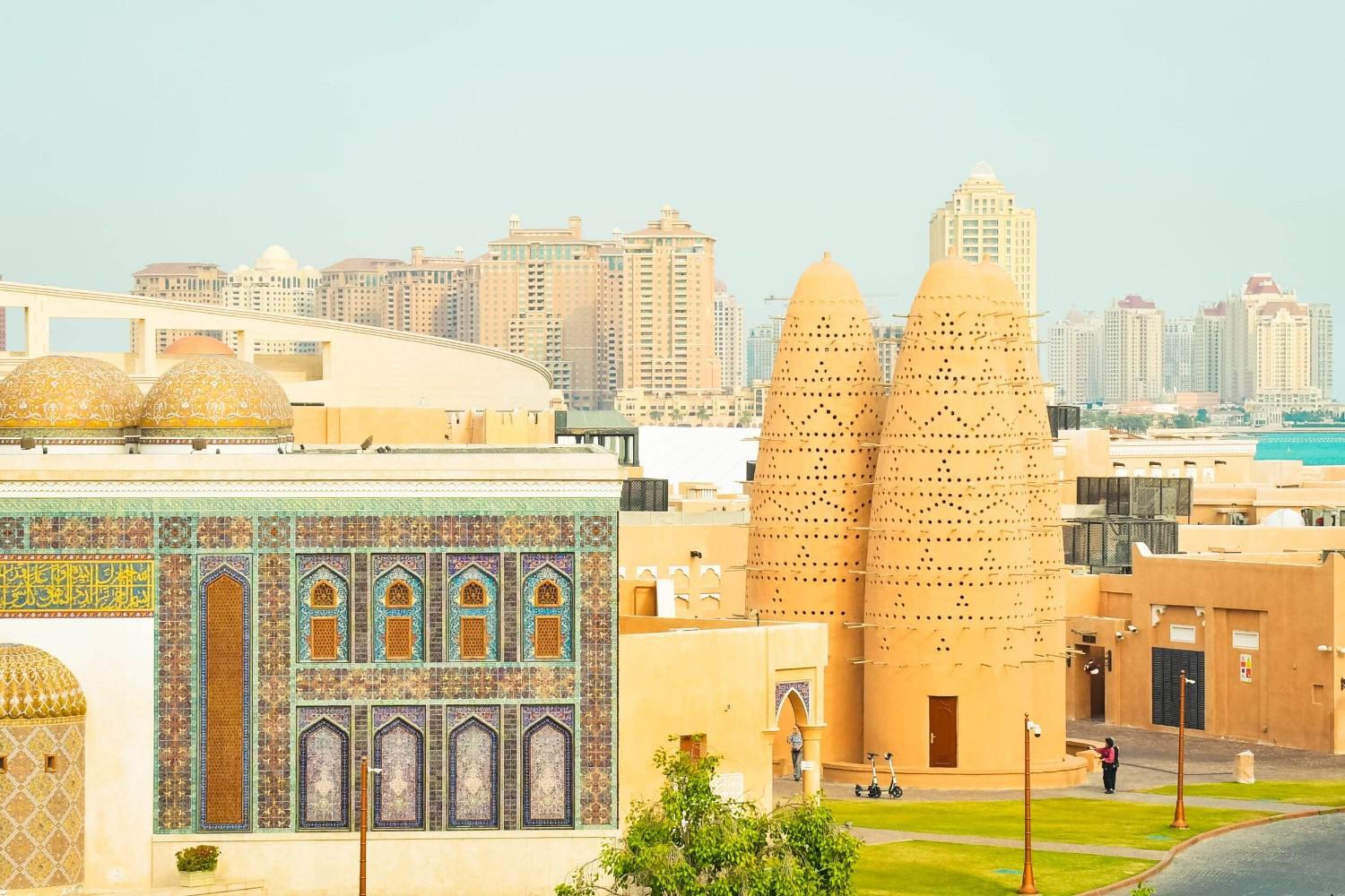 Overhead View Of Katara Cultural Village