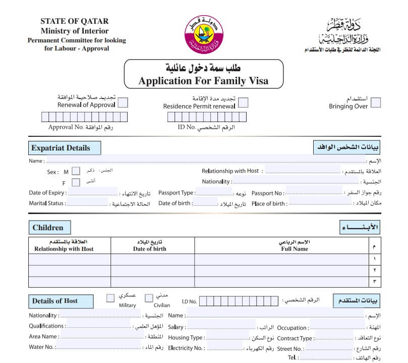 Qatar Family Residence Visa