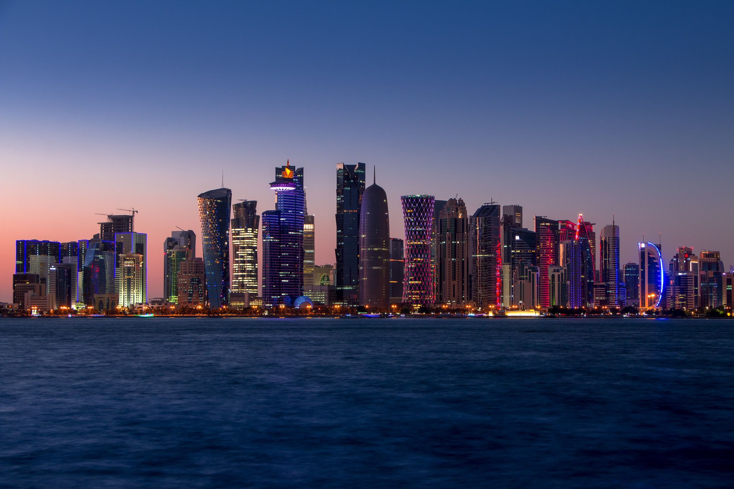 Sunset In Doha