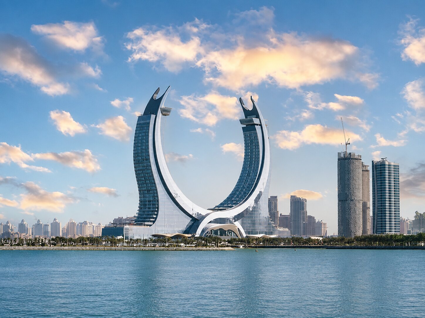 The Doha Corniche Found In Doha