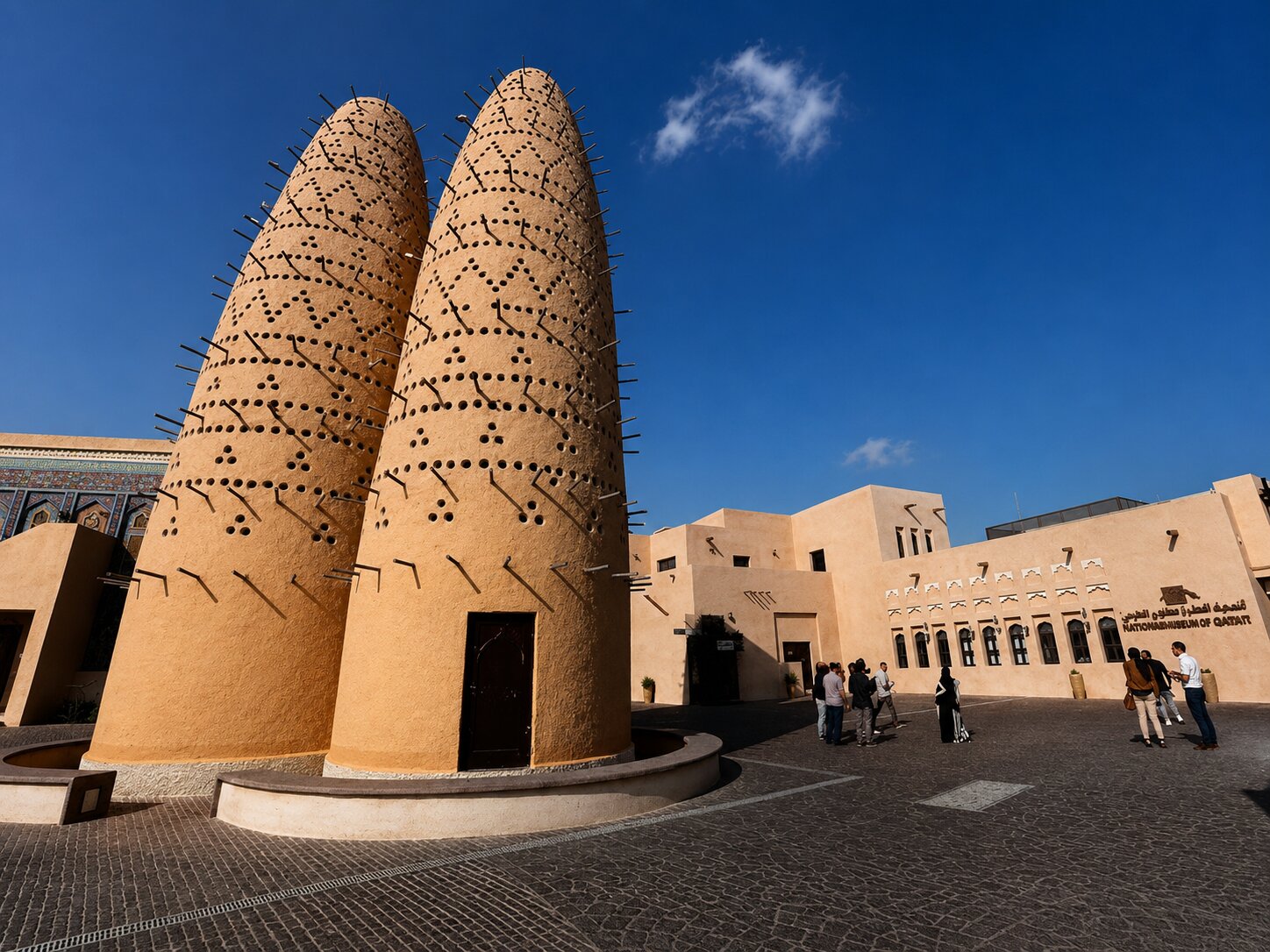 Tourists Inside Souq Waqif Doha