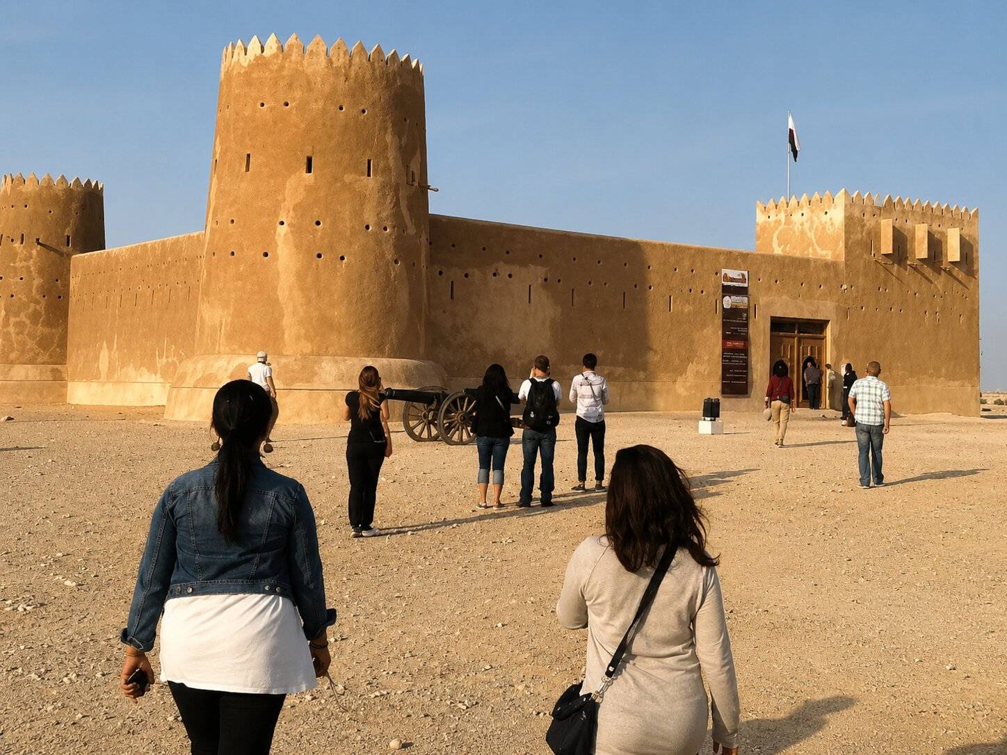 Tourists Piling Up To See Al Zubarah
